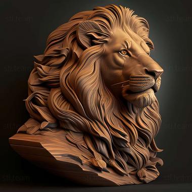 3D model Lion King (STL)